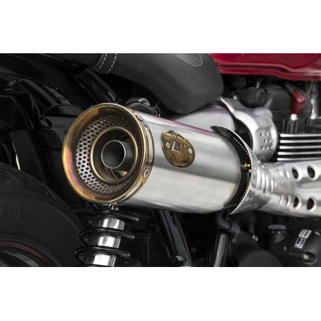 Ligne d'échappement 2 en 1 haut inox Zard