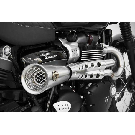 Ligne d'échappement tiger 70 haut inox Zard