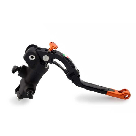 Maitre cylindre d'embrayage avec corps noir 16x16 , levier Révolution version co