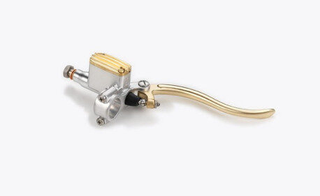 MAITRE CYLINDRE DE FREIN 12MM ALUMINIUM ET LAITON SATINE
