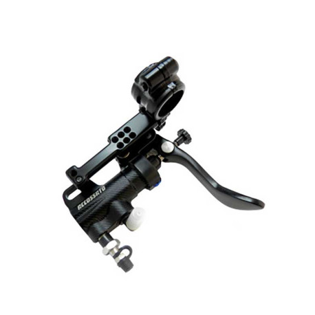 Maitre cylindre de frein au pouce Accossato avec levier coudé