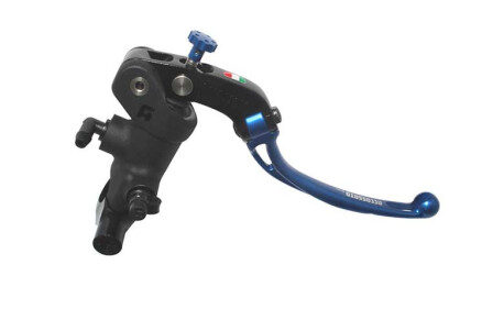 Maitre cylindre de frein forgé avec corps noir pour guidon 1 19x18 levier rep