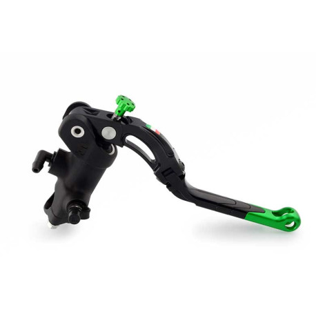 Maitre cylindre de frein forgé avec corps noir PRS 16 x 17-18-19 , levier Révolu