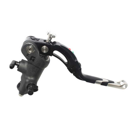 Maitre cylindre de frein forgé avec corps noir PRS 19 x 17-18-19 , levier Révolu