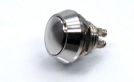 MINI BOUTON POUSSOIR M12 INOX
