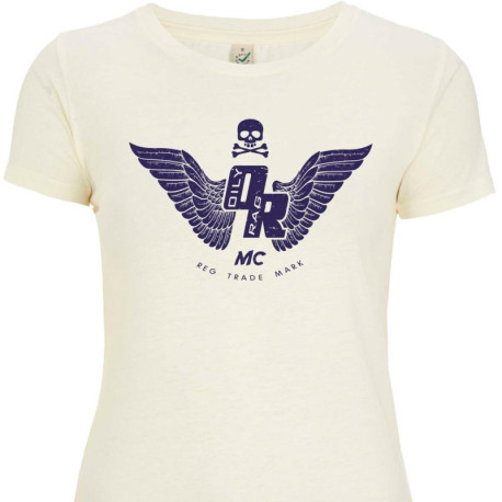 MOTORCYCLE CLUB OILY RAG TEE SHIRT FEMME