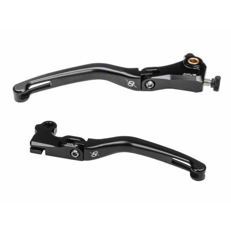 MV AGUSTA F3 KIT LEVIER FREIN ET EMBRAYAGE REPLIABLE ALU TAILLE MASSE BONAMICI