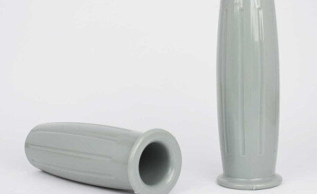 PAIRE DE POIGNEE GRISES BESTON 22MM - L 130MM