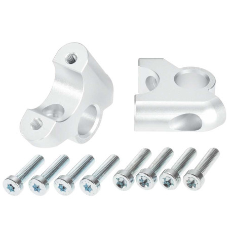 PAIRE REHAUSSEURS DE GUIDON AVEC DÉPORT 30 MM DE HAUTEUR ET 24 MM DE PLUS bmw