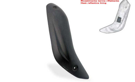 PARE CHALEUR COLLECTEUR CARBONE MULTISTRADA V4 PIKES PEAK LIGNE AKRAPOVIC