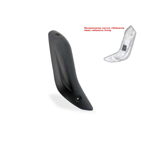 PARE CHALEUR COLLECTEUR CARBONE MULTISTRADA V4 PIKES PEAK LIGNE AKRAPOVIC