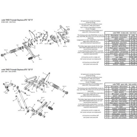 PATTE D ECHAPPEMENT BONAMICI RACING