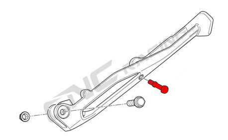 Pion béquille latérale