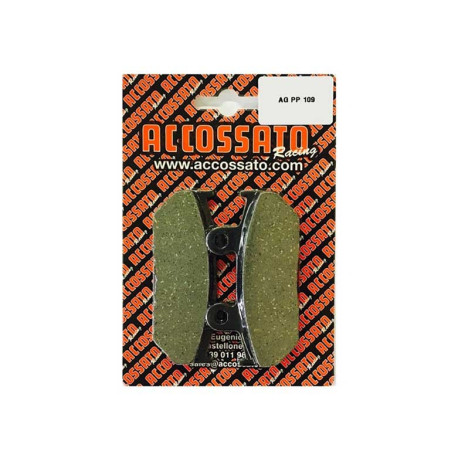 Plaquette De Frein arrière (ou avant suivant modèle) Accossato AGPA109 (dimensio