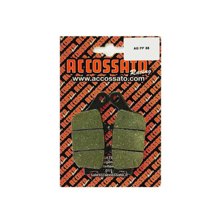 Plaquette De Frein arrière (ou avant suivant modèle) Accossato AGPP88 (dimension