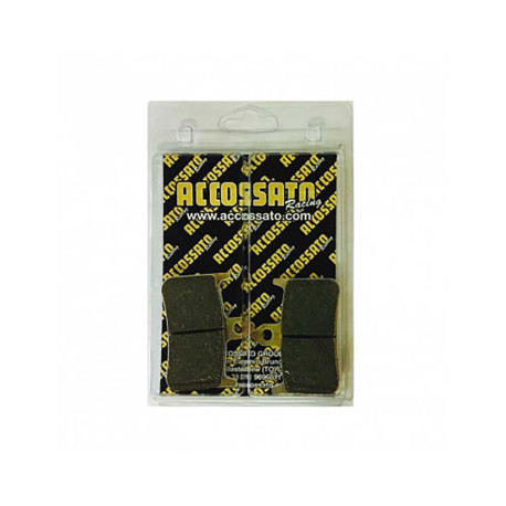 Plaquette De Frein avant (ou arrière suivant modèle) Accossato AGPA122 (dimensio