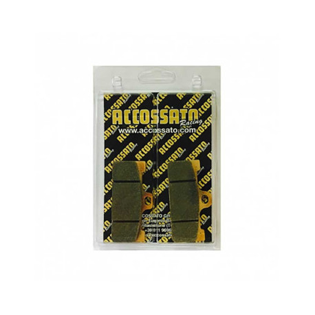 Plaquette De Frein avant (ou arrière suivant modèle) Accossato AGPA128 (dimensio