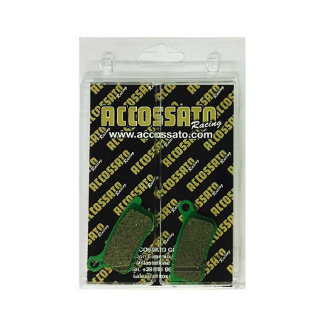 Plaquette De Frein avant (ou arrière suivant modèle) Accossato AGPA157 (dimensio