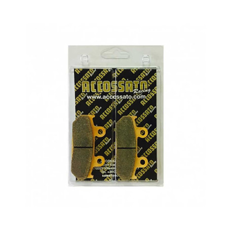 Plaquette De Frein avant (ou arrière suivant modèle) Accossato AGPA195 (dimensio