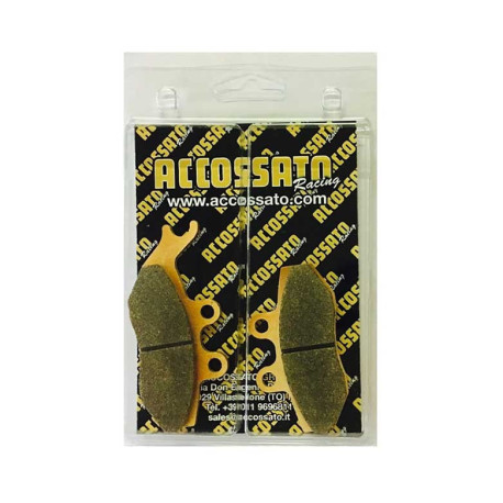 Plaquette De Frein avant (ou arrière suivant modèle) Accossato AGPA20 (dimension