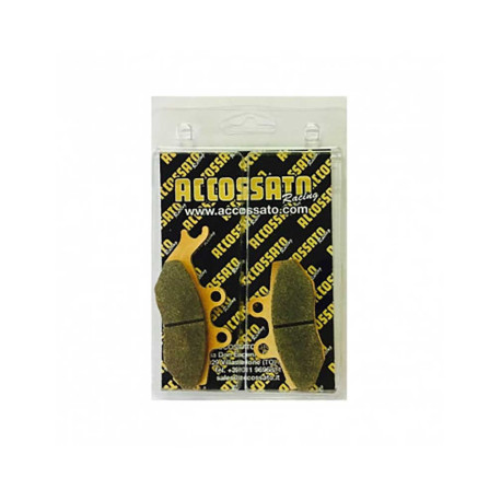 Plaquette De Frein avant (ou arrière suivant modèle) Accossato AGPA20 (dimension