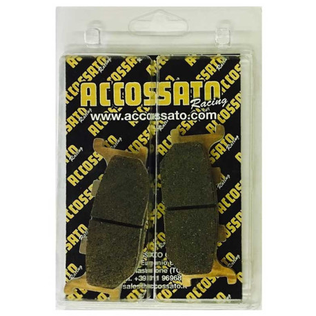 Plaquette De Frein avant (ou arrière suivant modèle) Accossato AGPA22 (dimension