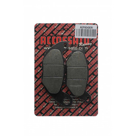 Plaquette De Frein avant (ou arrière suivant modèle) Accossato AGPA243 (dimensio