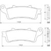 Plaquette De Frein avant (ou arrière suivant modèle) Accossato AGPA26 (dimension