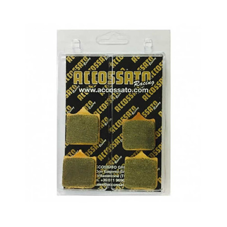 Plaquette De Frein avant (ou arrière suivant modèle) Accossato AGPA55 (dimension