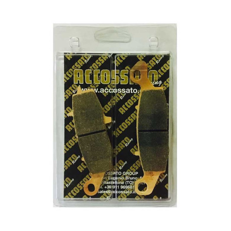 Plaquette De Frein avant (ou arrière suivant modèle) Accossato AGPA95 (dimension