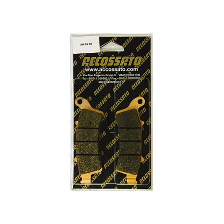 Plaquette De Frein avant (ou arrière suivant modèle) Accossato AGPA99 (dimension