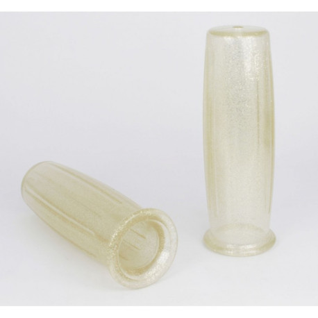 POIGNEES POSH SILVER METAL FLAKE 1 pouce 25.4mm