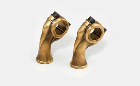 PONTET DE GUIDON LAITON VEILLI