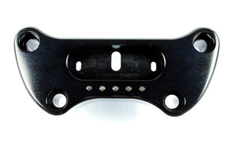 PONTET HARLEY DAVIDSON 1 POUCE NOIR AVEC VOYANT