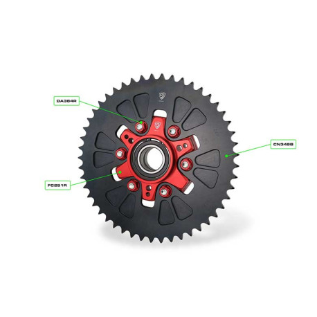 PORTE COURONNE CNC RACING DUCATI