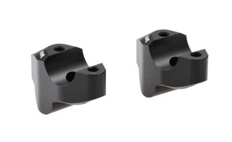 RÉHAUSSEUR DE GUIDON 30 MM AVEC DÉPORT 19 MM