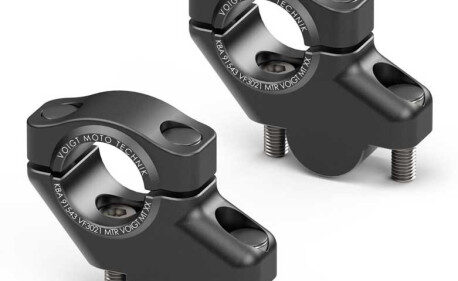 RÉHAUSSEUR DE GUIDON 30 MM AVEC DÉPORT 21 MM