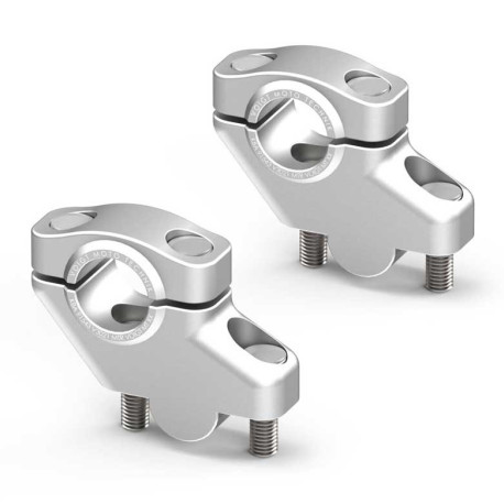 RÉHAUSSEUR DE GUIDON 30 MM AVEC DÉPORT 21 MM ENTRETOISE 2M