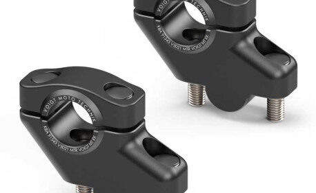 RÉHAUSSEUR DE GUIDON 30 MM AVEC DÉPORT 21MM ENTRETOISE 2M