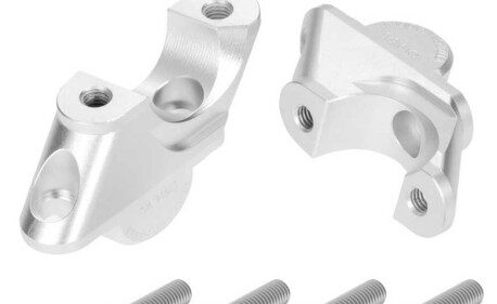 REHAUSSEURS DE GUIDON AVEC DÉPORT DE 30 MM DE HAUTEUR ET FERMETURE DE 21 MM AVEC