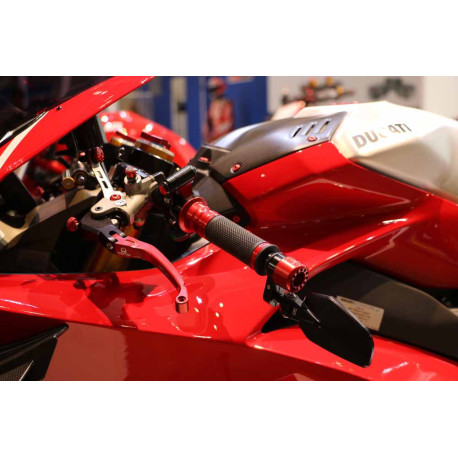 RETROVISEUR DROIT EMBOUT DE GUIDON CNC RACING