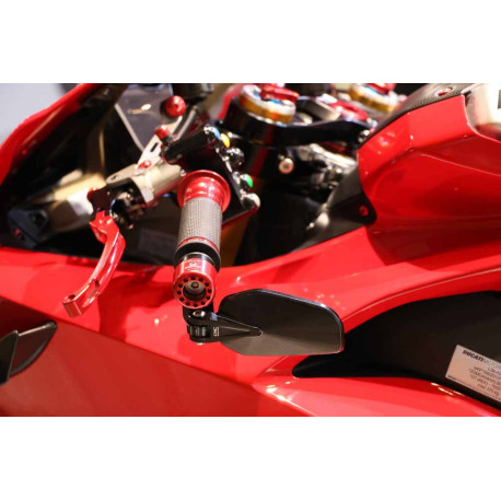 RETROVISEUR DROIT EMBOUT DE GUIDON CNC RACING