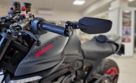 RETROVISEUR GAUCHE EMBOUT DE GUIDON CNC RACING