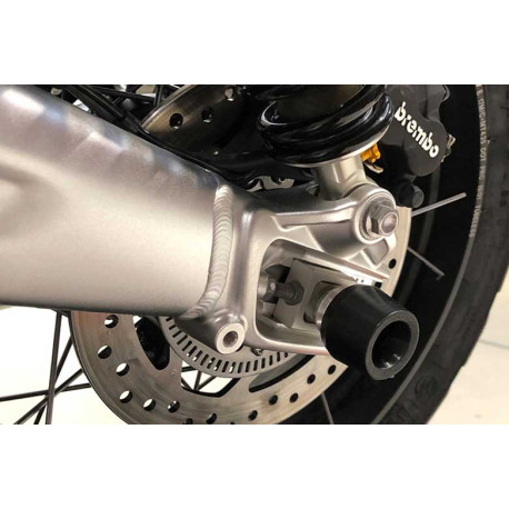 ROULETTE PROTECTION ROUE ARRIERE EVOTECH TRIUMPH SCRAMBLER 1200 XE