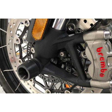ROULETTE PROTECTION ROUE AVANT EVOTECH TRIUMPH SCRAMBLER 1200 XE