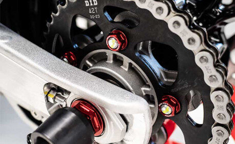 ROULETTES DE PROTECTION ROUE ARRIERE EVOTECH DUCATI HYPERMOTARD 698