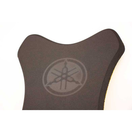 SELLE PREDECOUPEE 15MM YAMAHA NOIRE - ancienne ref ACN15YAMLOGOBL