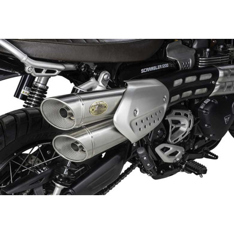 SILENCIEUX INOX ZARD TRIUMPH SCRAMBLER 1200