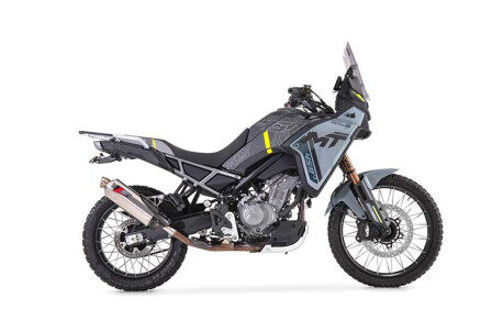 SILENCIEUX ZARD CF MOTO MT450 PARE CHALEUR CARBONE DE SERIE