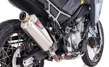 SILENCIEUX ZARD CF MOTO MT450 PARE CHALEUR CARBONE DE SERIE